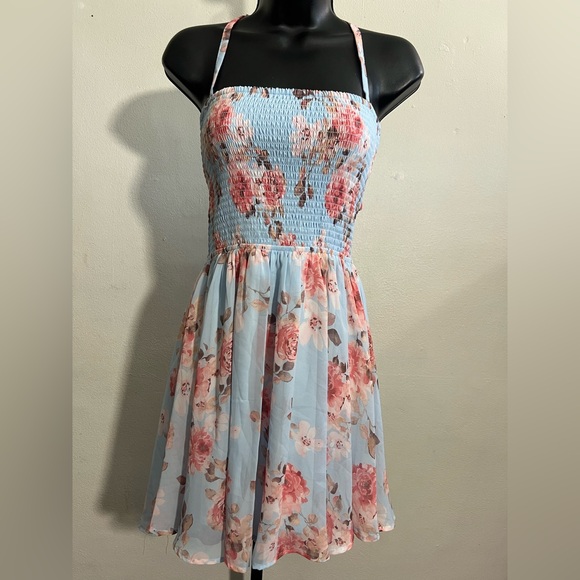 Lovely Day Floral Smocked Mini Chiffon
Dress - Picture 3 of 10